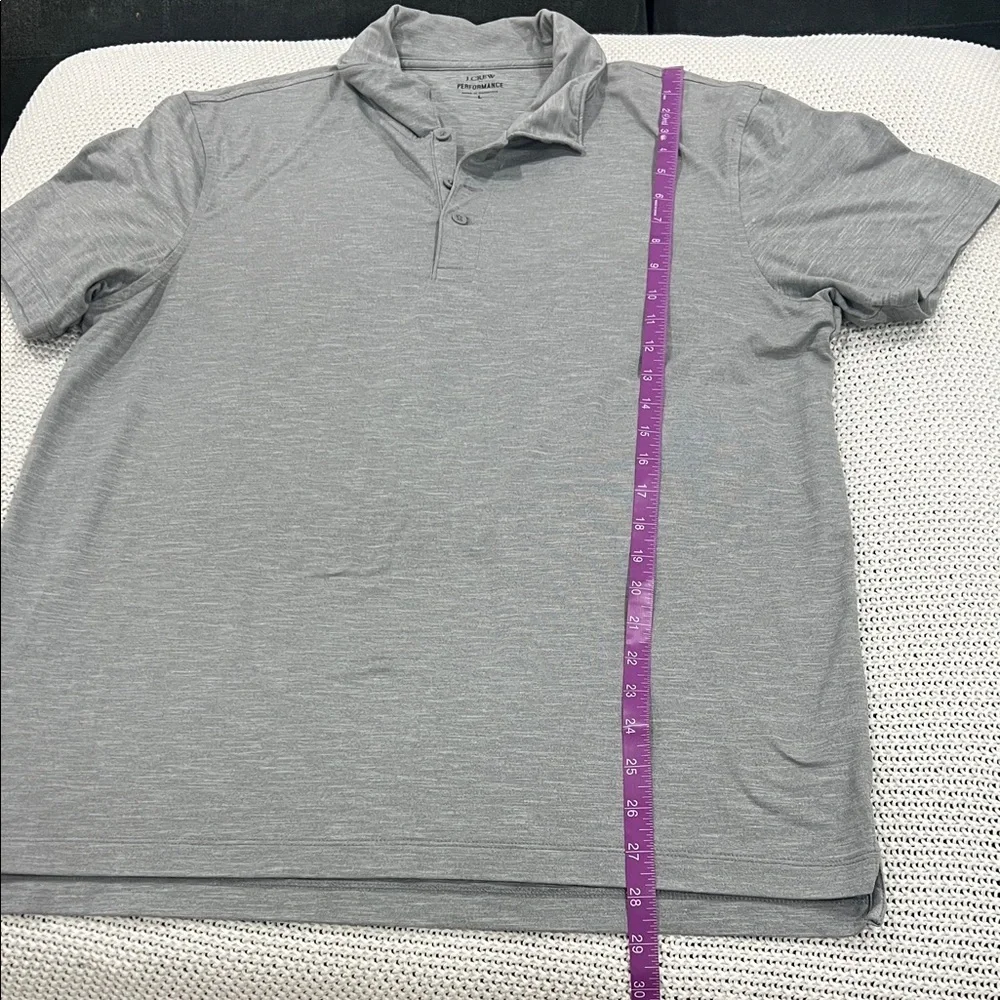J. Crew Men's Classic Gray Polo Shirt